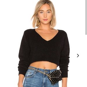 Lover + friends long sleeve sweater